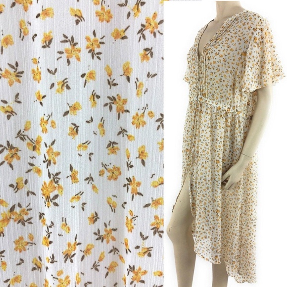 torrid Dresses & Skirts - Torrid Womens  Floral Print Swim Maxi Dress Sz 1X